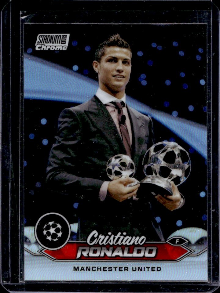 2023-24 Topps Stadium Club Chrome UEFA Cristiano Ronaldo #7 Man U