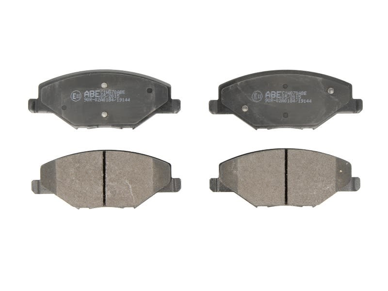 Plaquettes de frein ABE C1W070ABE anti-bruit pour Rapid 1.2