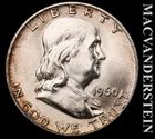 1960-D Silver Franklin Half Dollar - Choice Gem Brilliant Unc+++  #L7501