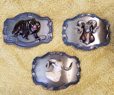 CHECK THESE OUT  SUPER COOL 1970S Western Belt Buckles