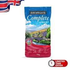 Complete Beef Dog Food 15kg for Healthy, Energetic Adult Dogs - All Breeds 2.00 per kilo