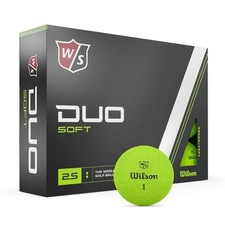 Wilson Staff DUO SOFT Golf Balls Dozen Green Low Compression Maximum Distance
