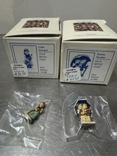 Lot Of 2 New Mini Hummel “little Sweeper” And “Stormy Weather” First Edition 10K
