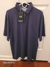 NWT Under Armour Iso-Chill Polo Shirt Men's Large Golf Performance Stretch