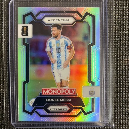 2026 Panini Monopoly FIFA World Cup \*SILVER PRIZM Lionel Leo Messi #1 Argentina
