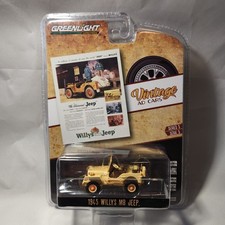 1:64 GreenLight 1945 Willys MB Jeep Vintage Ads Series 5