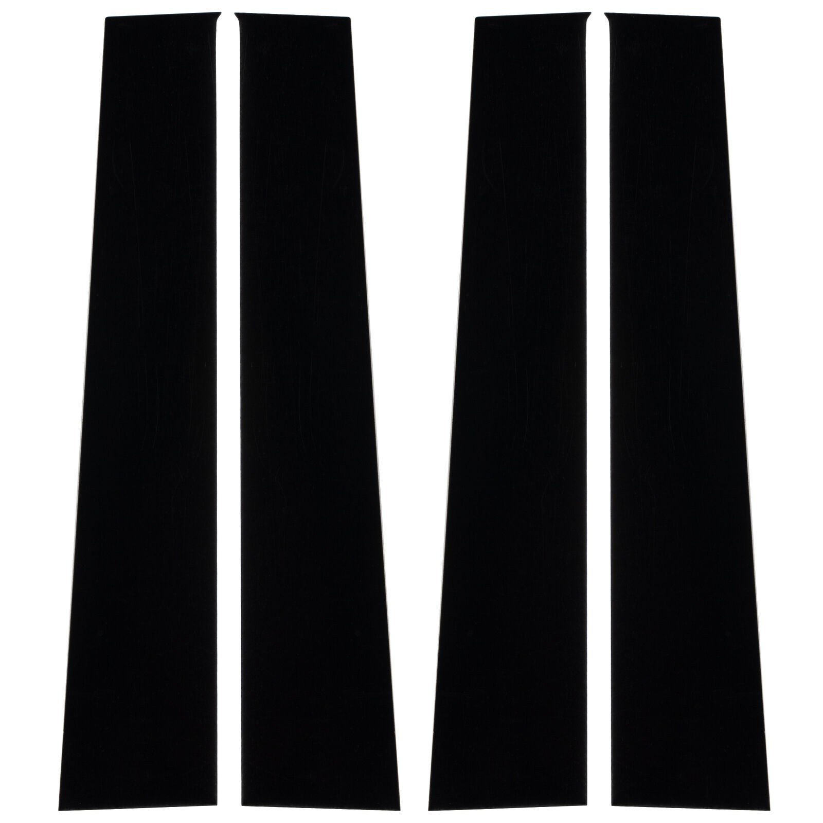 4Pcs For Dodge Ram 1500 2500 3500 2009-2018 Black Pillar Posts Door Trim Cover