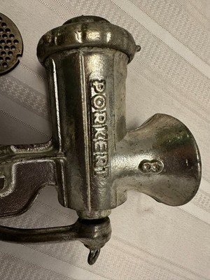 Porkert #8 Profesional Meat Grinder Made In Czecchoslovakia Cast Iron