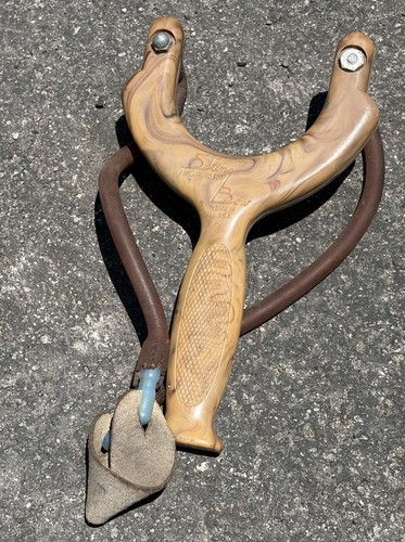 Vintage Weber Sling Bow Plastic Composite Slingshot Original USA Made