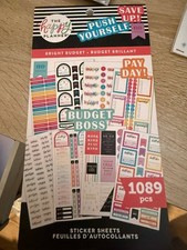 Happy Planner/ Me and My Big Ideas Sticker Book Bright Budget