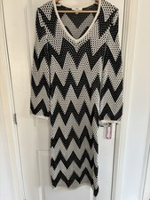 M& S 52% cotton blend Crochet dress holiday/ summer/ beach Maxi Dress Size XS