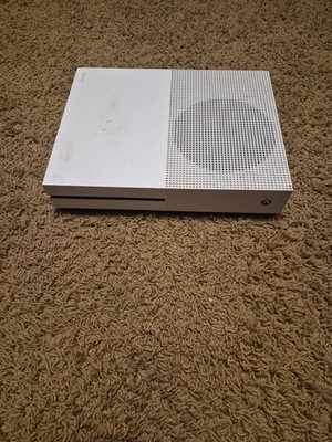 Microsoft Xbox One S Model 1681 White Console Only Tested Working