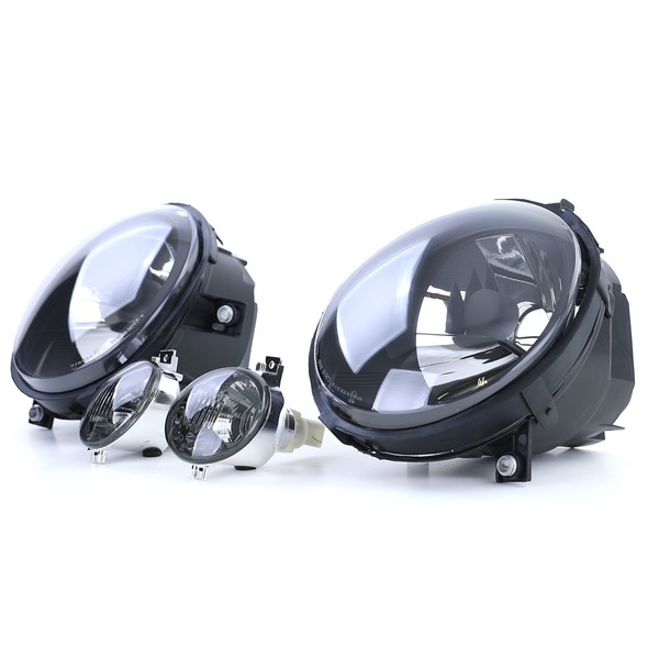 Schwarze Klarglas Scheinwerfer + Blinker FüR Vw Lupo 98-05-image