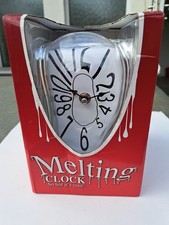 Melting Clock - Silver Frame-Salvador Dali Melting-New