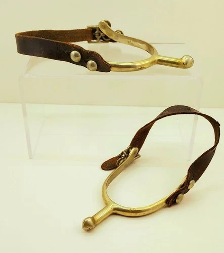 WW1 Calvary Spurs Memorabilia August Buermann US Military World War 1 Stamped AB