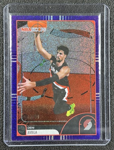 DENI AVDIJA 2025-26 TOPPS HOOPS #89 PIXEL BURST PURPLE 12/99 TRAIL BLAZERS