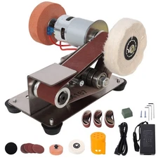 Mini Belt Sander Electric DIY Polishing Grinding Machine Cutter Edges Sharpener