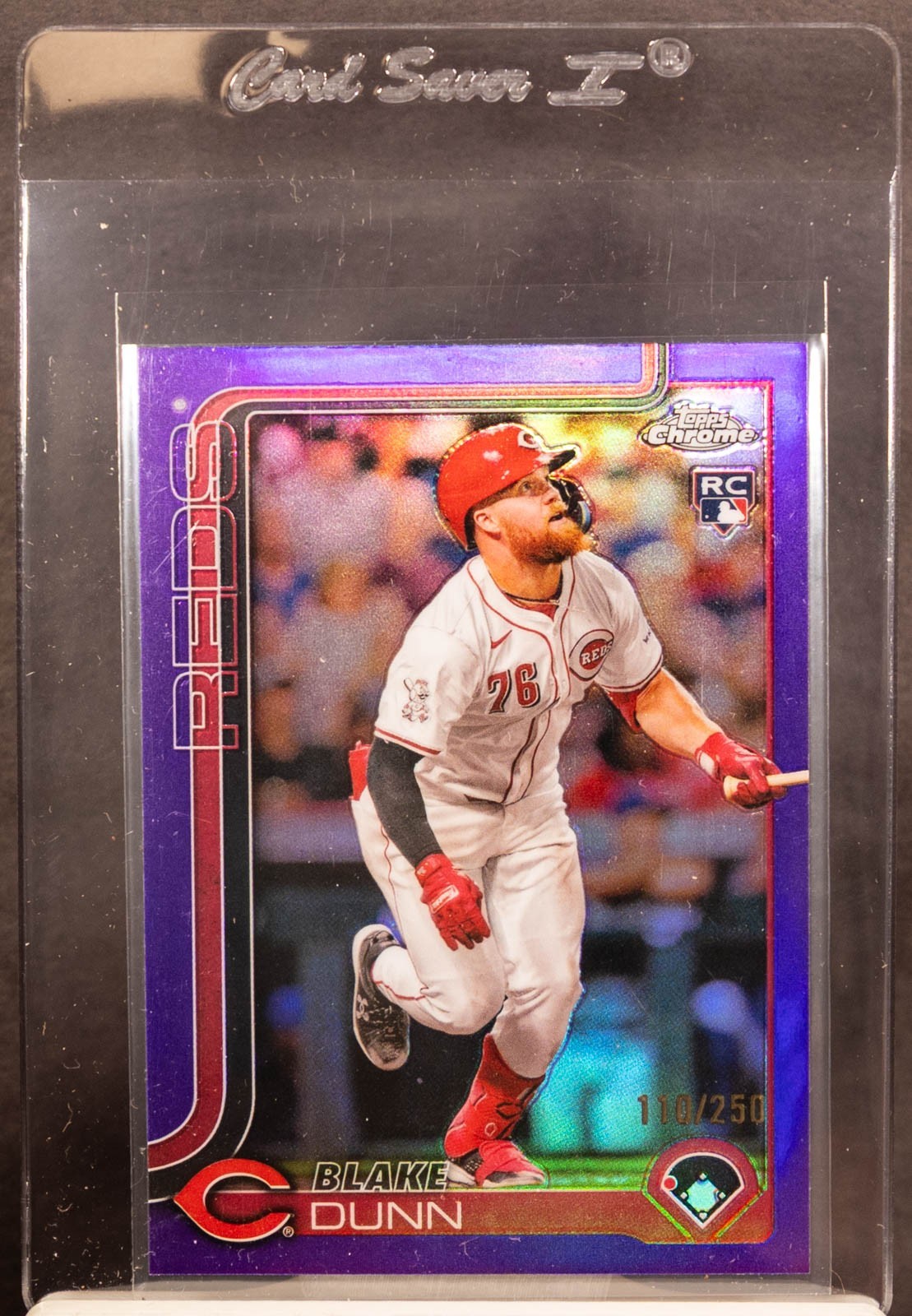 Blake Dunn 2025 Topps Chrome 161 Purple Refractor RC Rookie /250