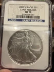 2008-W Silver American Eagle MS-70 NGC