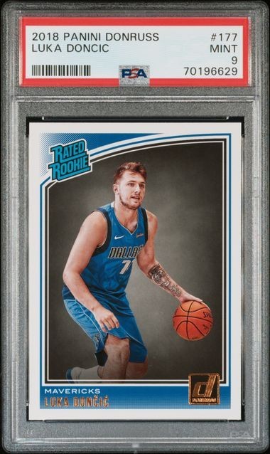 2018 Optic Rated Rookie LUKA DONCIC RC ROOKIE Basketball Card PSA 9 MINT