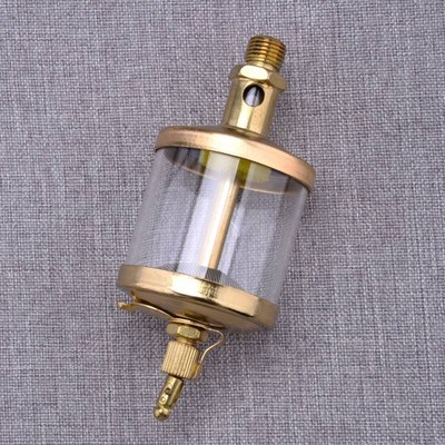 Needle Valve Type Oil Cup G1/4  100ml Sight Gravity Drip Feed Oiler New