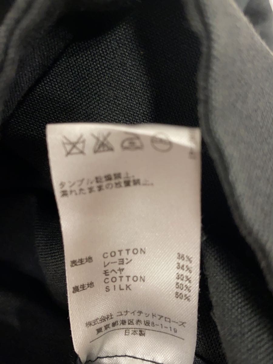 ALTRA CASSETTO altro cappotto 38 cotone nero tinta unita