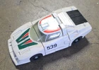 1982 TRANSFORMERS G1 Wheeljack White 539 Race Car Vintage Takara Japan