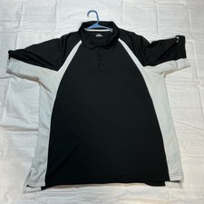 Under Armour Heat gear Polo Shirt Men  s size XL Black Short Sleeve Golf Active