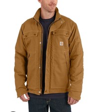 Carhartt FR Full Swing Quick Duck Coat Mens 2XL Brown NFPA 2112 102182-211