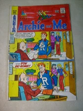 ARCHIE AND ME #94 ORIGINAL comic COVER ART COLOR GUIDE 1977 LAZY ARCHIE
