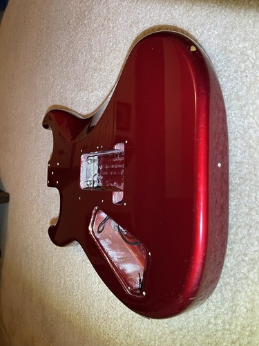 1980er Jahre Candy Red Kramer Focus 1000 Gitarrenkörper Kramer F-1000 Floyd Rose Ready - Bild 15 von 24