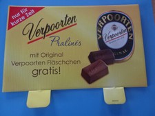 Werbe Deko / Verpoorten 2018  - Pralines seit 1876 - 55 x 35 cm