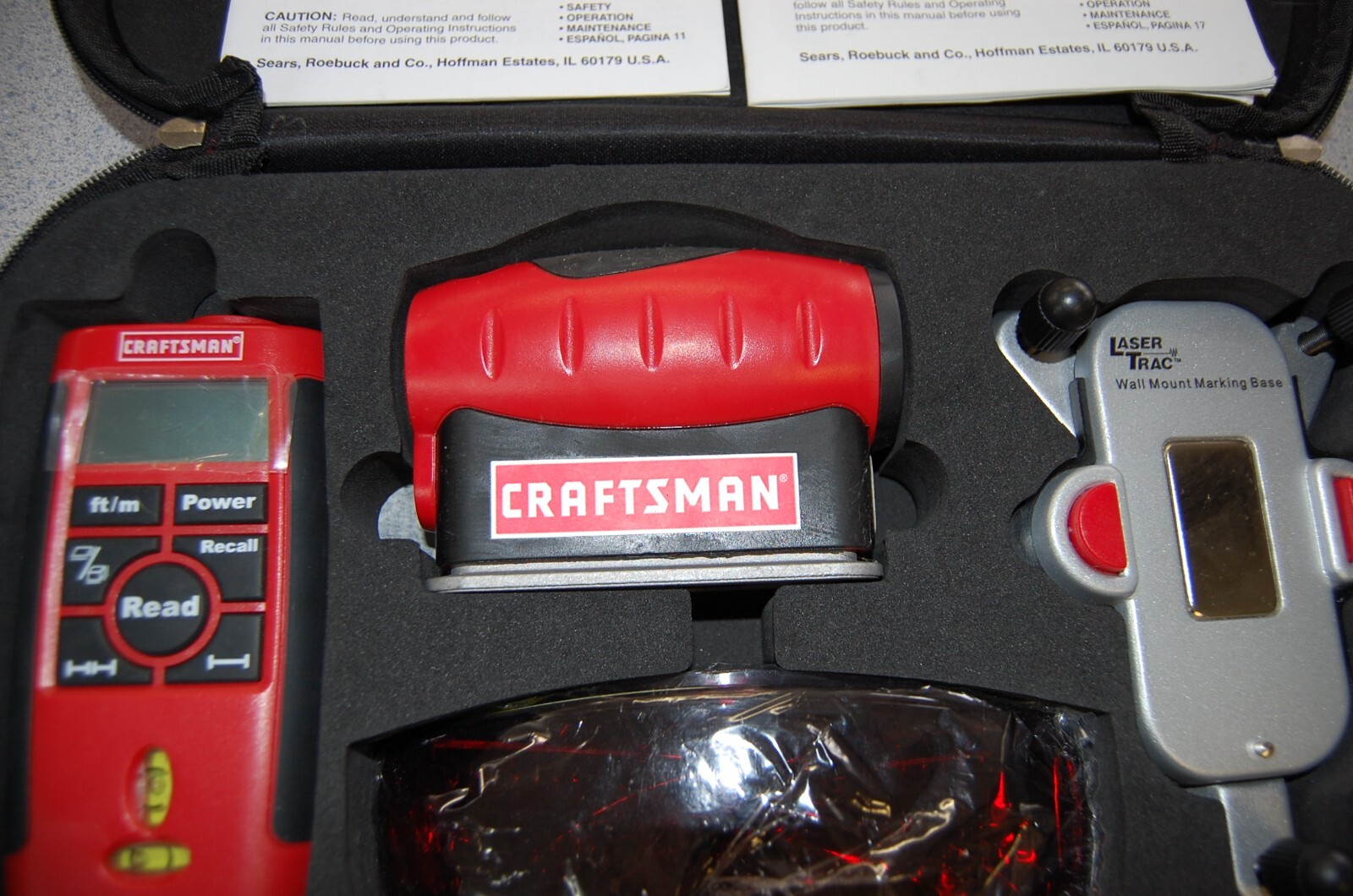 Craftsman 4 in 1 Laser Level 320.48251 Guided Measuring Tool 320.48252