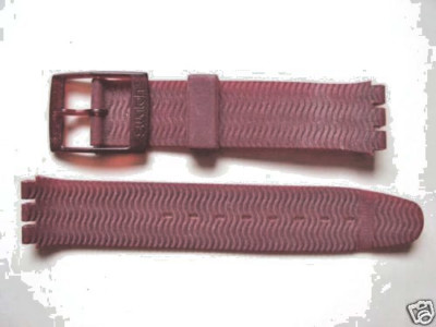 SWATCH+SCUBA+ASDR100 RED WOOD+17mm Band+neu