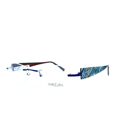 Marc Cain Eyeglasses Mod. 8227 LG Rimless Rectangular Frames 52[]17 135 mm