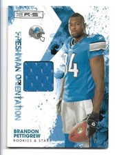 2009 Rookies & Stars Freshman Orientation Jersey #24 /299  Brandon Pettigrew RC