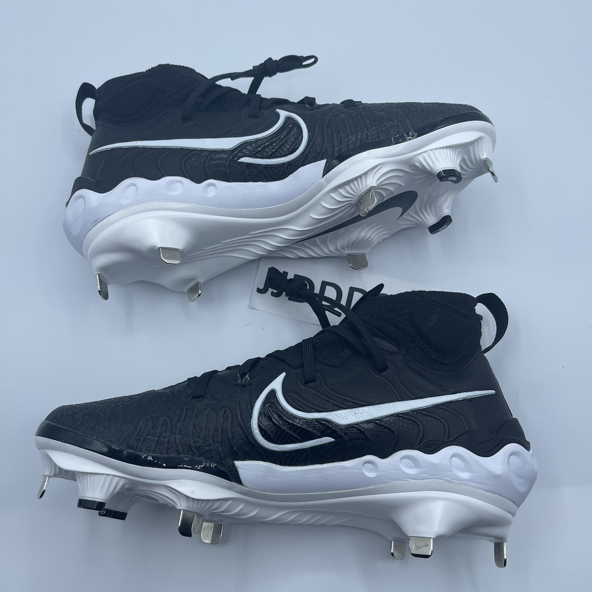 Nike Alpha Huarache NXT Black White Baseball Cleats DJ6517 