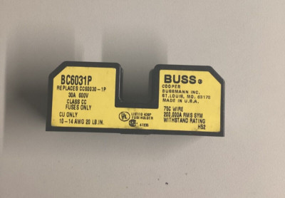 Pack of 1 Bussmann Series BC6031P Fuse Block