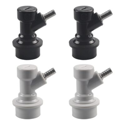 Pera 2 Pair Ball Lock Keg Couplers Barb Gas&liquid Beer Quick Disconnects Sets B