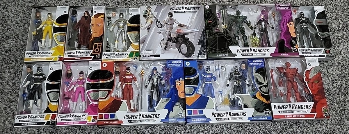 Power Rangers In Space Lightning Collection Lot | eBay
