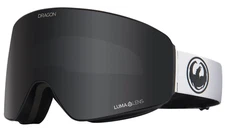 NEW Dragon PXV Snow Goggles-Fade Black-LL Dark Smoke+LL Blue Flash
