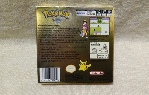 Pokemon Gold Version Game Boy Color BOX ONLY - Authentic - Picture 2 of 7
