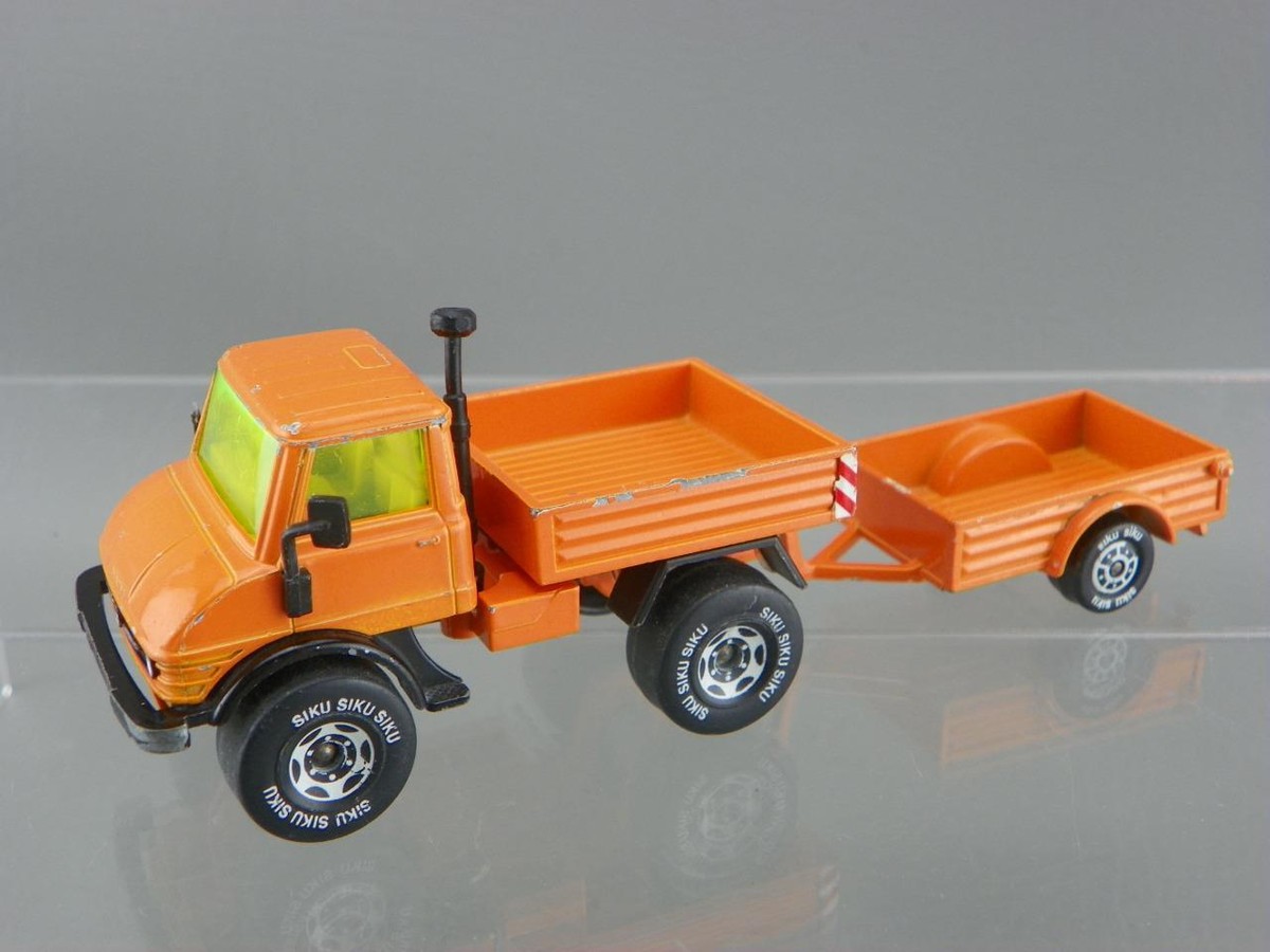 希少 siku 3135 メルセデスベンツ ウニモグU1500 1/32 Vintage 1979 SIKU Diecast 1/55 Orange Mercedes Unimog U1500