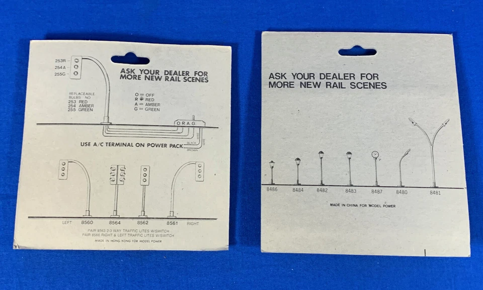 MODEL POWER N GAUGE TRACK SCENERY 1:160 SCALE 8561 RIGHT 8481 - FACTORY SEALED - Image 2 of 4