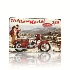 Blechschild Jawa 250 Motorrad 30x20cm Retro Vintage Nostalgie TEL1456