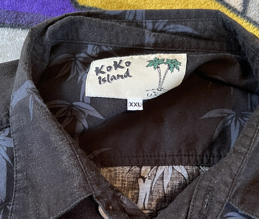 Koko Island Hawaiian Beer Taps Mens Size XXL Aloha Hawaiian Shirt