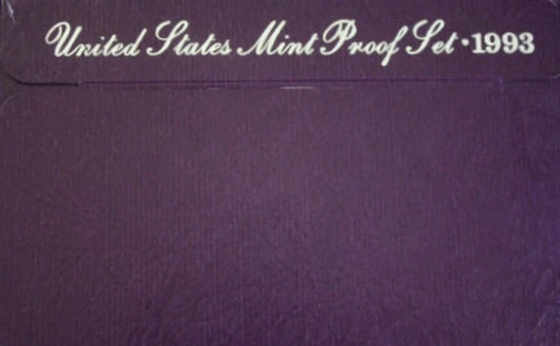 1993 P+D+S Mint Proof Set ~ Kennedy Washington Roosevelt Jefferson Lincoln - Image 3 of 3