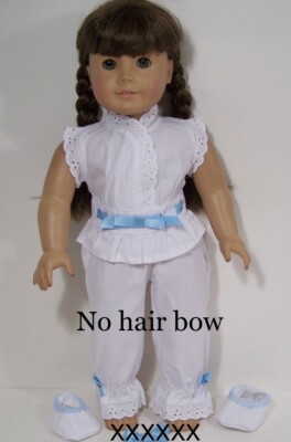 White Victorian Pajamas Pjs Doll Clothes For Any 18  American Girl (Debs)