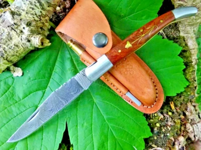 Laguiole Damastmesser Taschenmesser Damast-taschenmesser EDEL -22cm- (LG01)