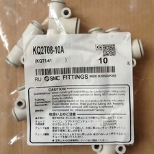 10pcs SMC KQ2T08-10A PBT Push to Connect Pipe Fitting